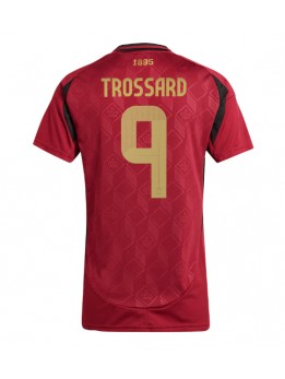 Belgien Leandro Trossard #9 Heimtrikot für Frauen EM 2024 Kurzarm